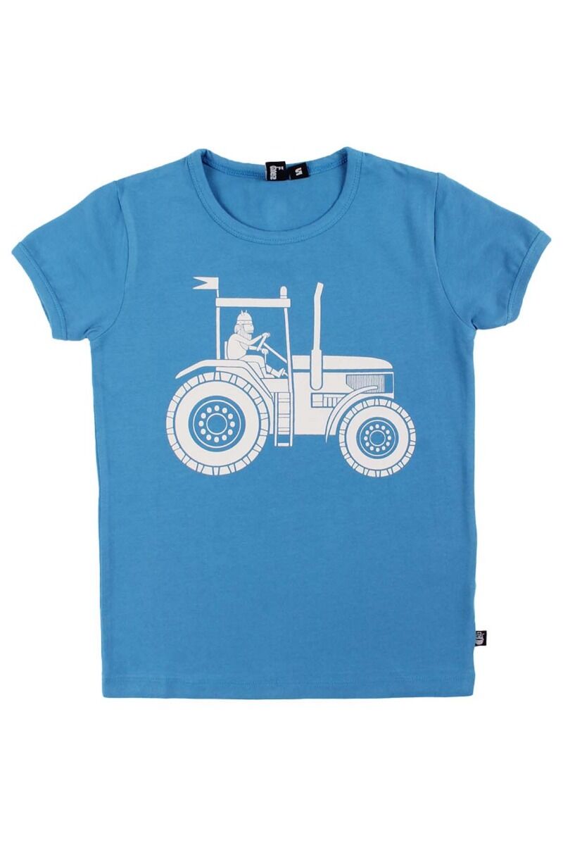 T-shirt til børn med viking på traktor