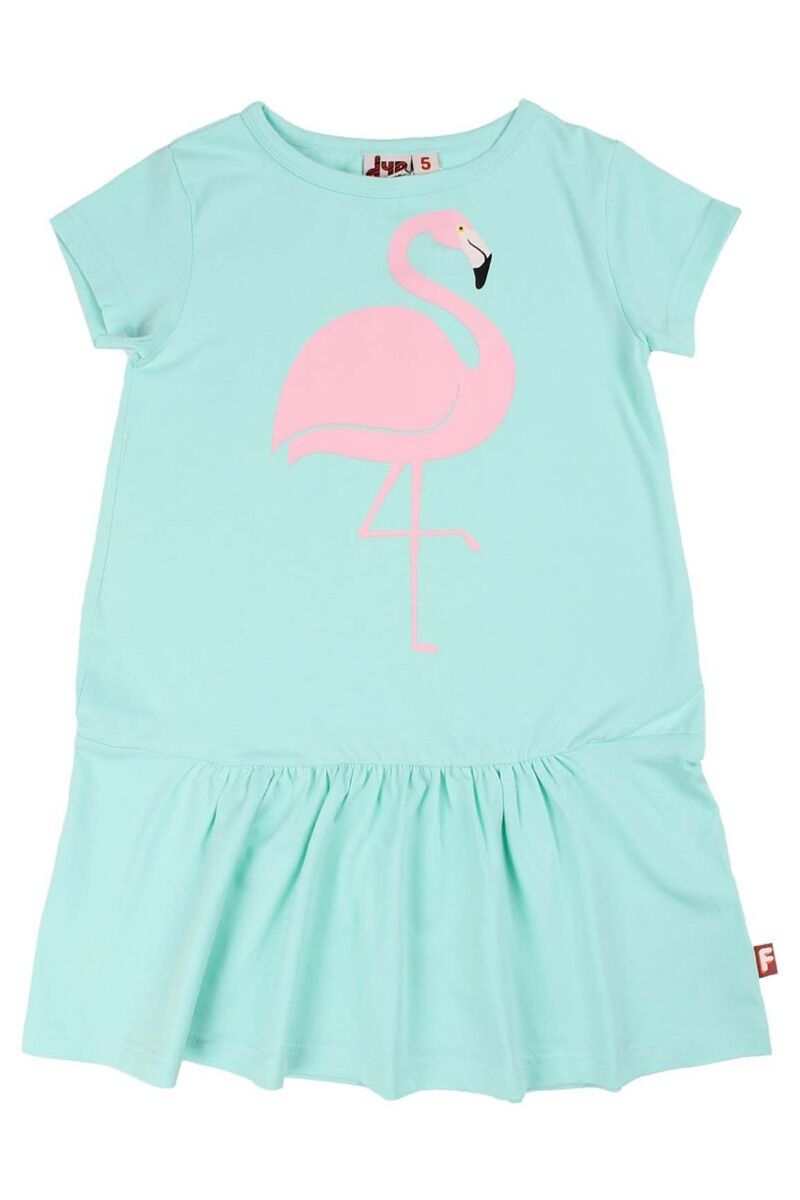 Kjole til børn med flamingo