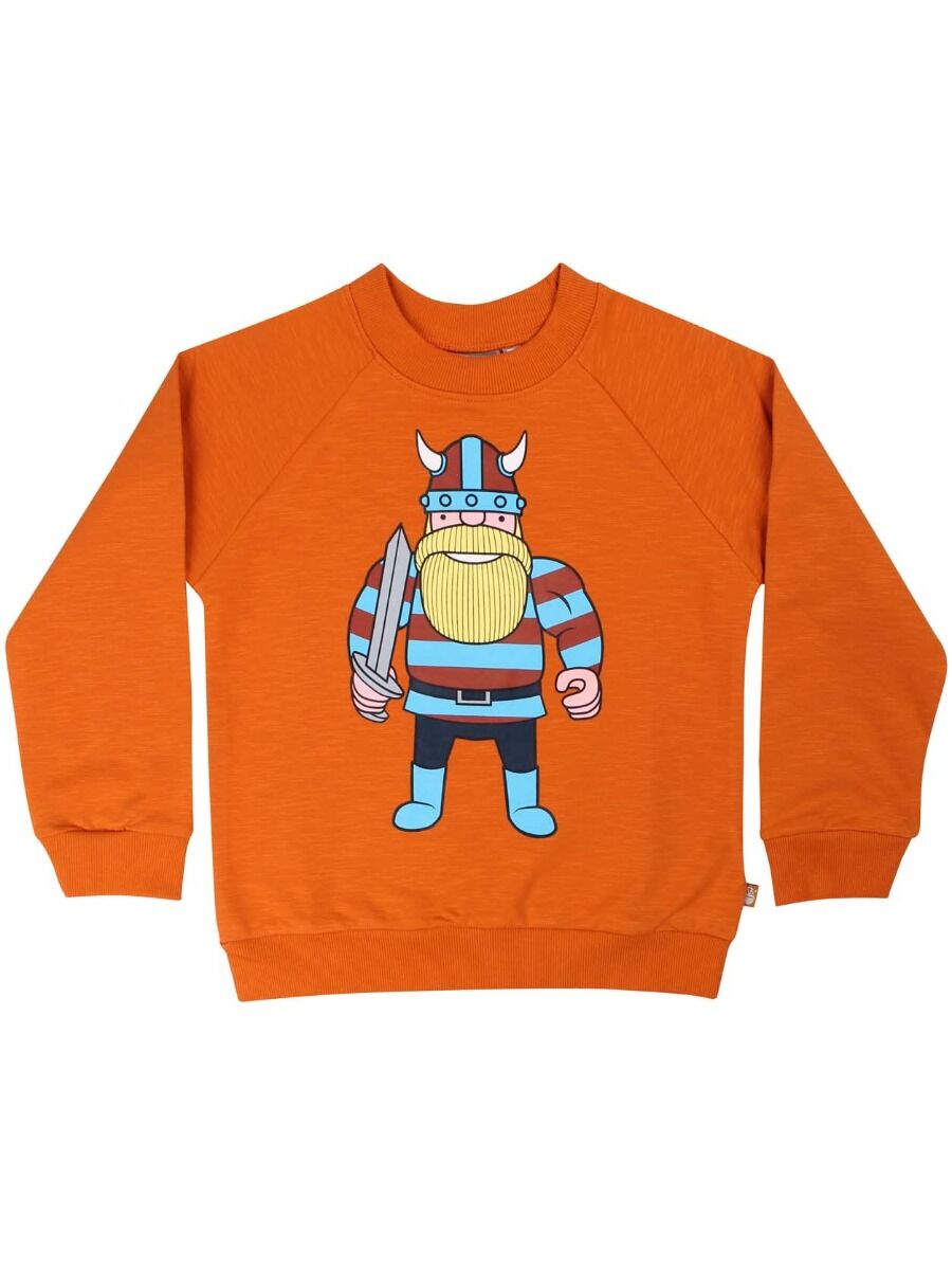 Sweater til børn med viking