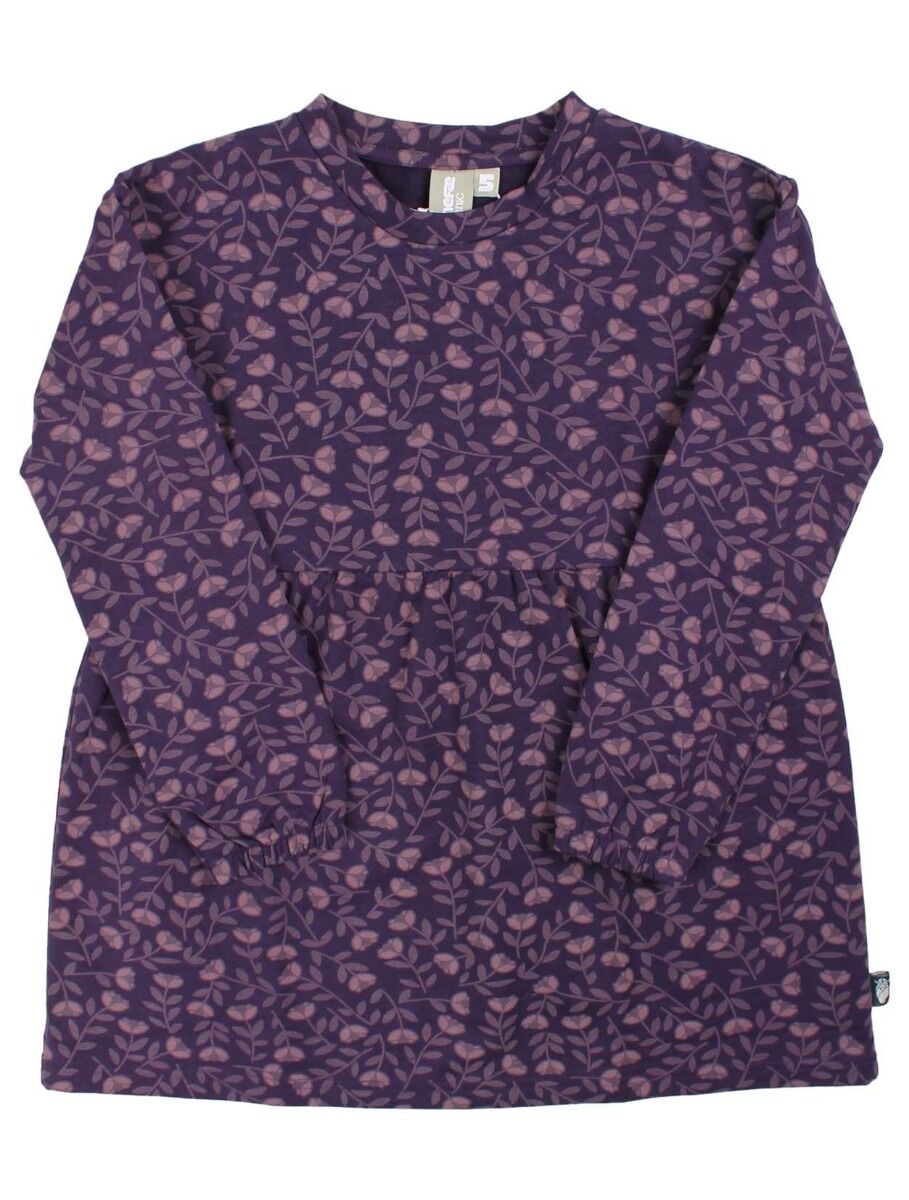 ORGANIC - Danemolly Dress Black Mauve FLEURIE OBS 2. sortering