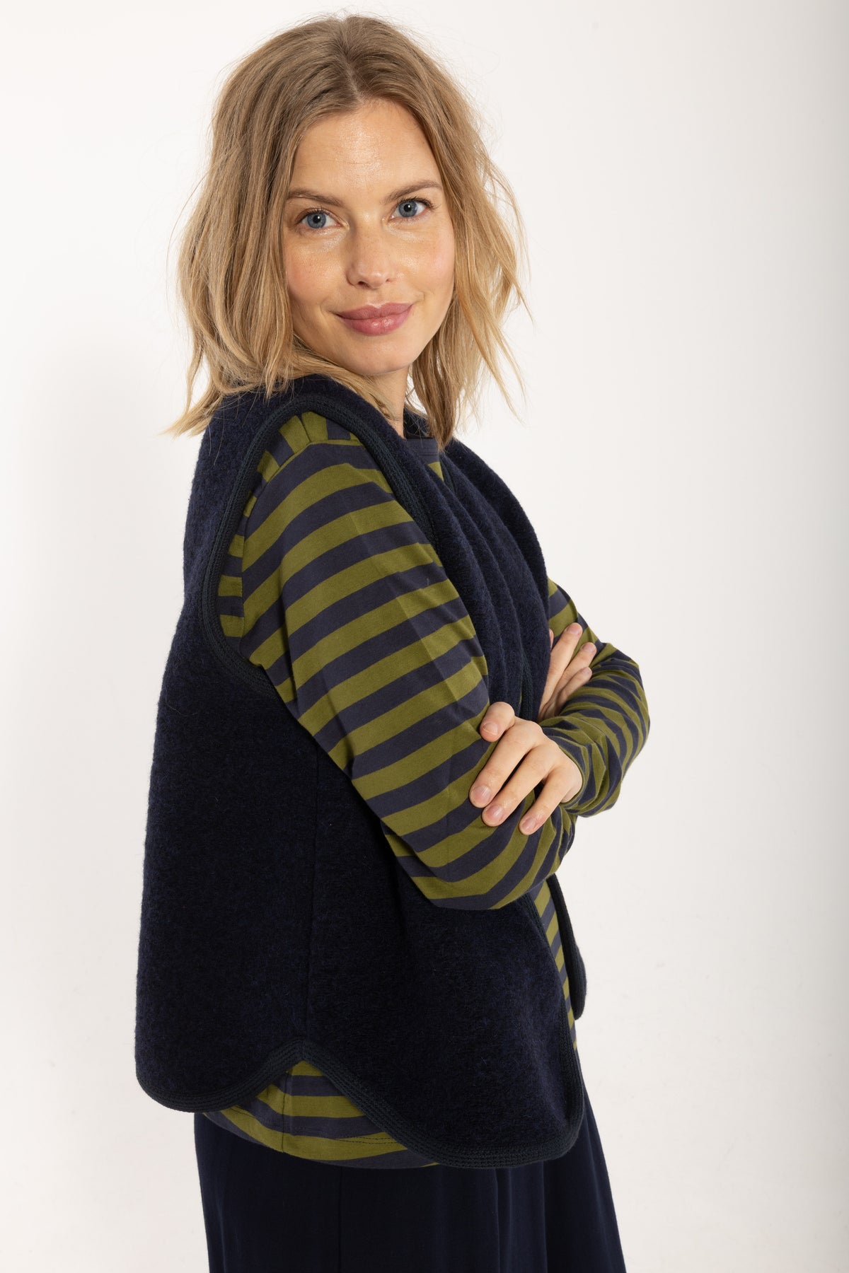 Danecobra Wool Vest Navy