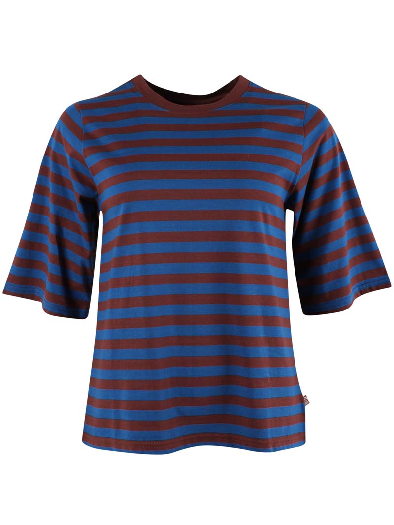Danebasic Glad Tee Ocean Blue/Dk Merlot