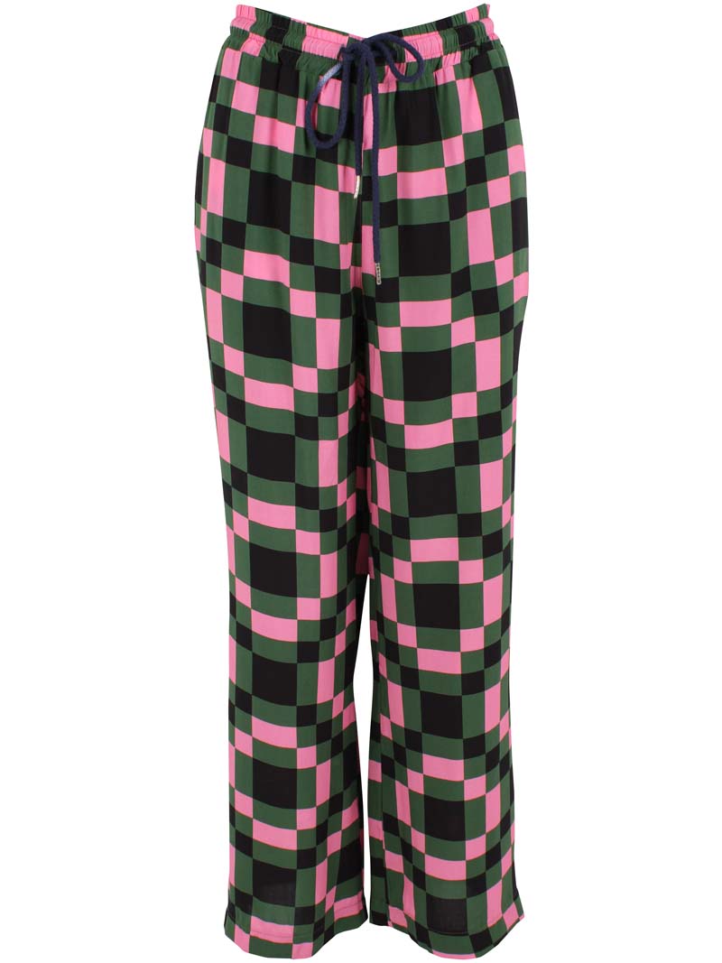 Danenynne Viscose Pants Dk Pine PIX