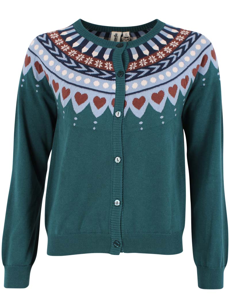 Danesweetheart Cotton Cardigan Dk Slate