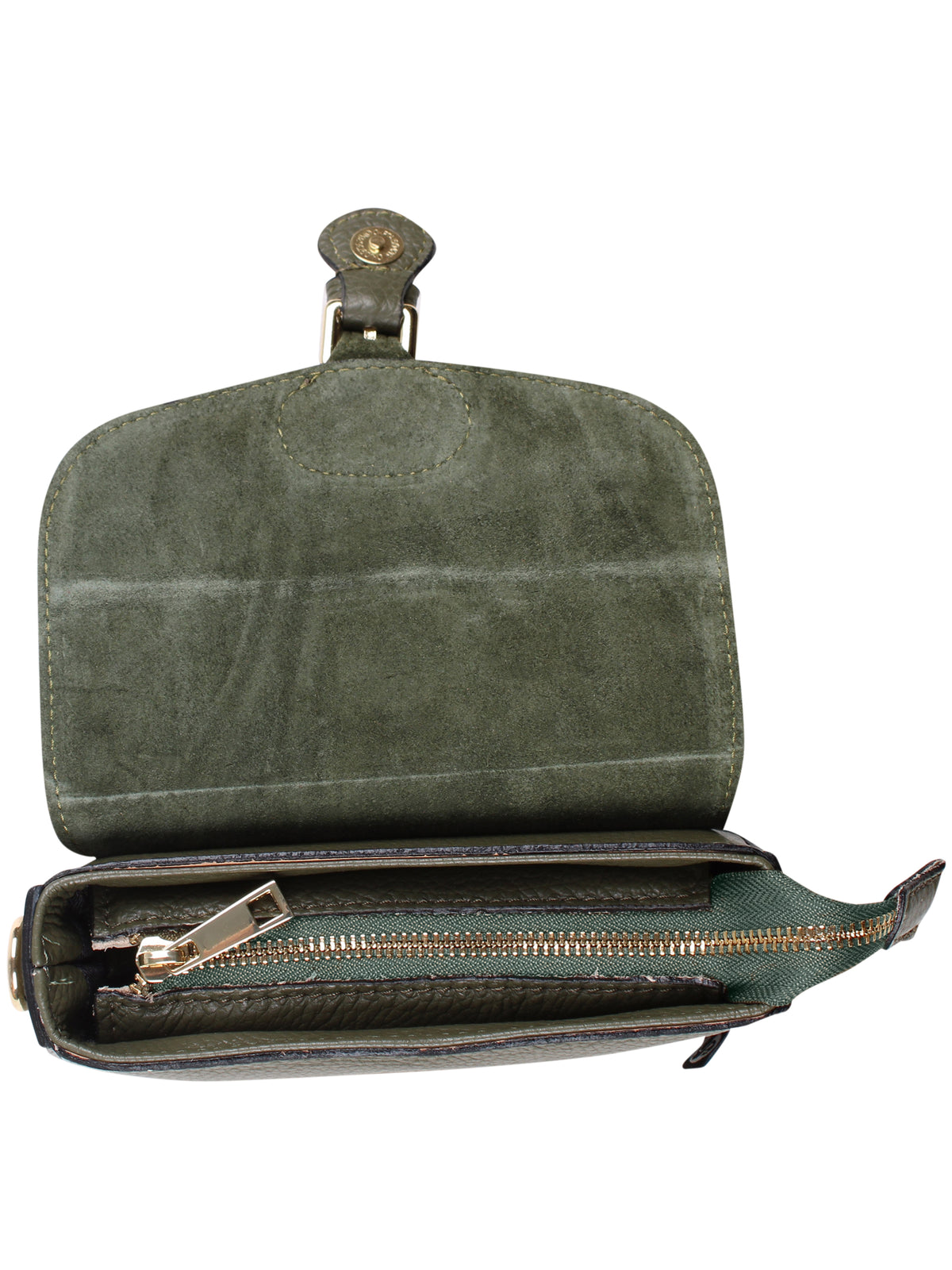 ESS - Danebernadotte Leather Shoulder Bag Dk Army