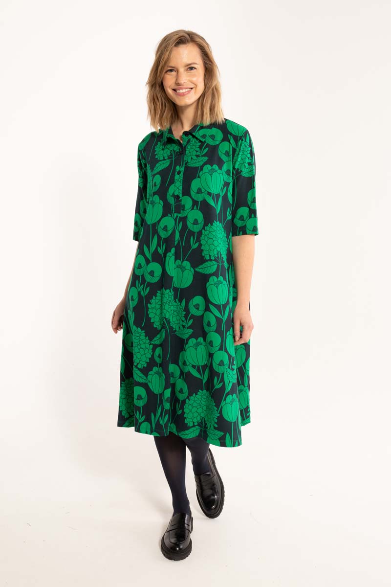 Dananemone Modal Dress Dark Navy HORTENSIA