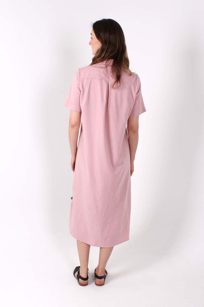 Danepippi SS Seersucker Dress Cold Rose