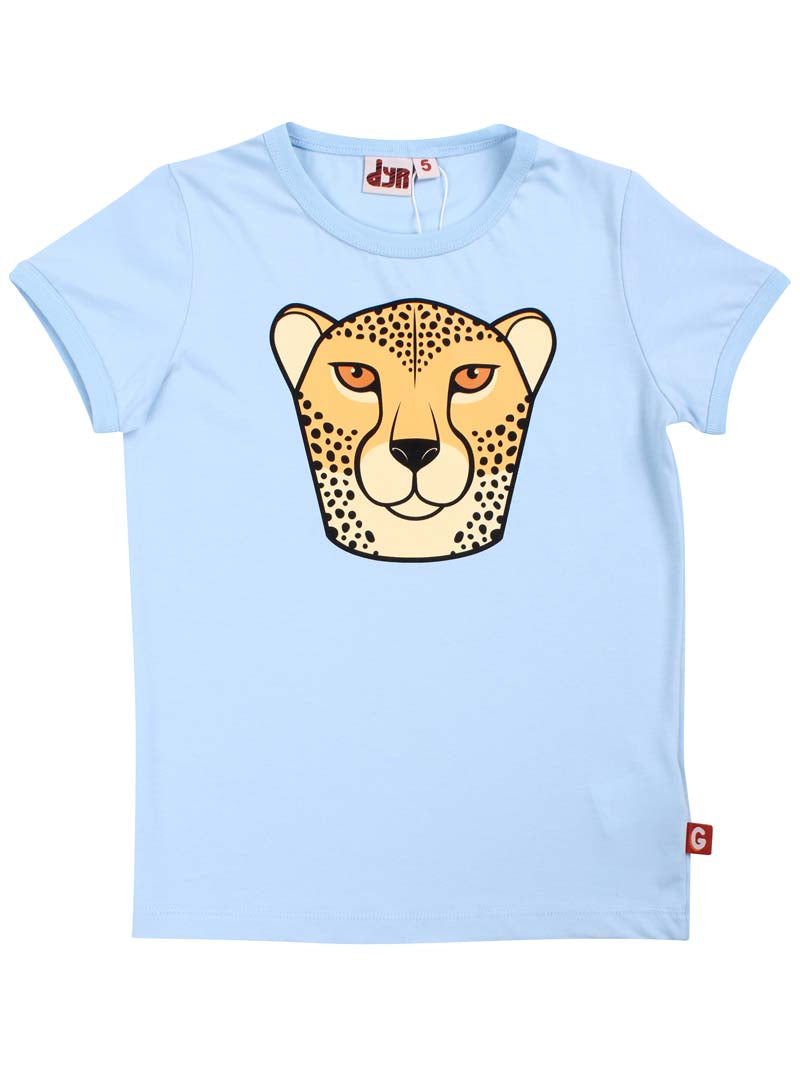 t-shirt til børn med en geopard