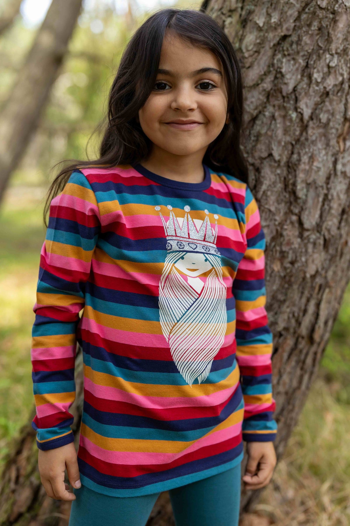 Bluse til børn med prinsesse