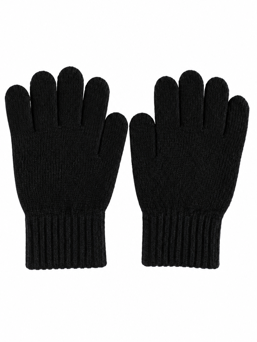 Pied Pied Cute Kids Gloves Black