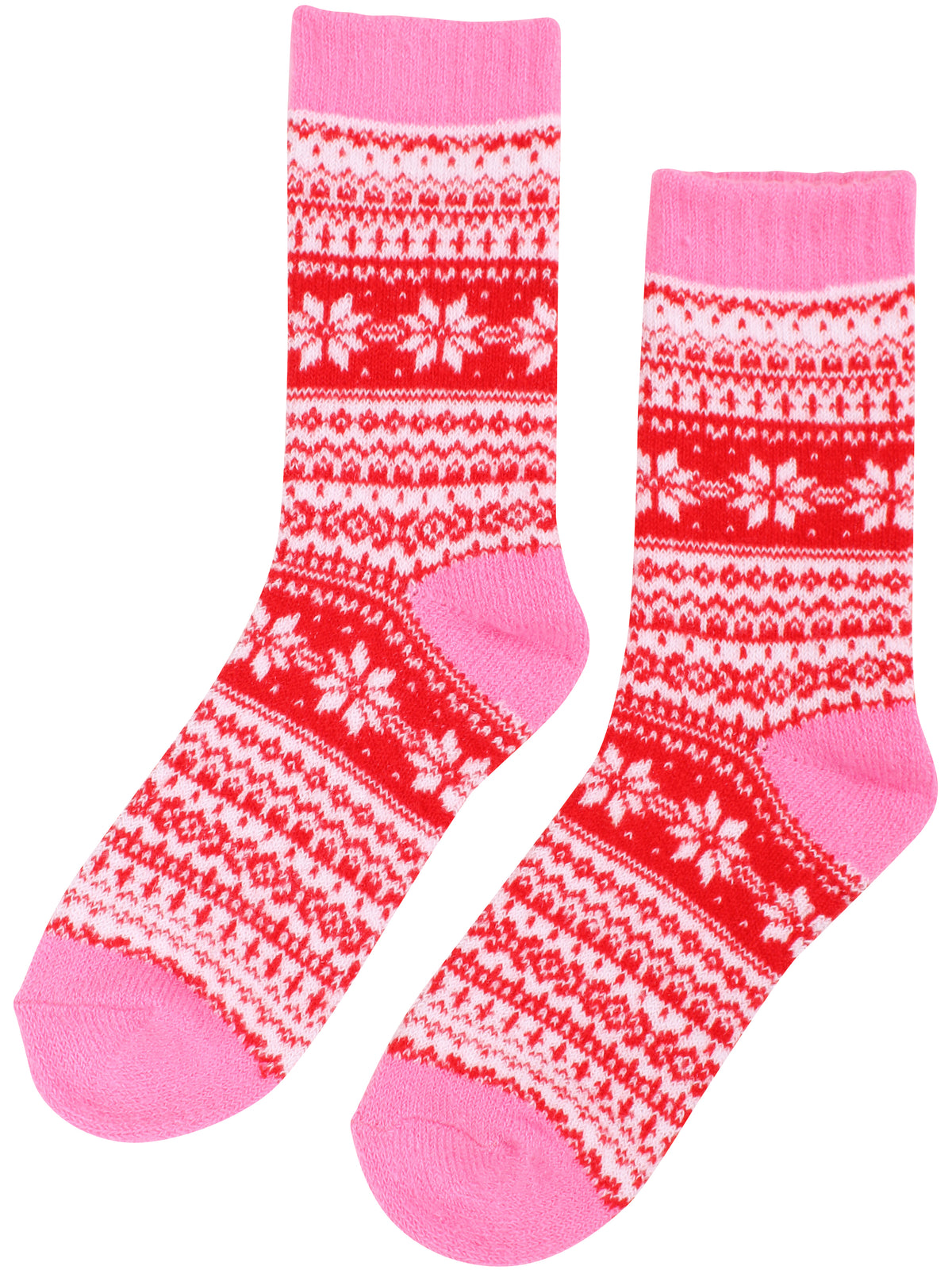Pied Pied Cozy Socks Pink/Red