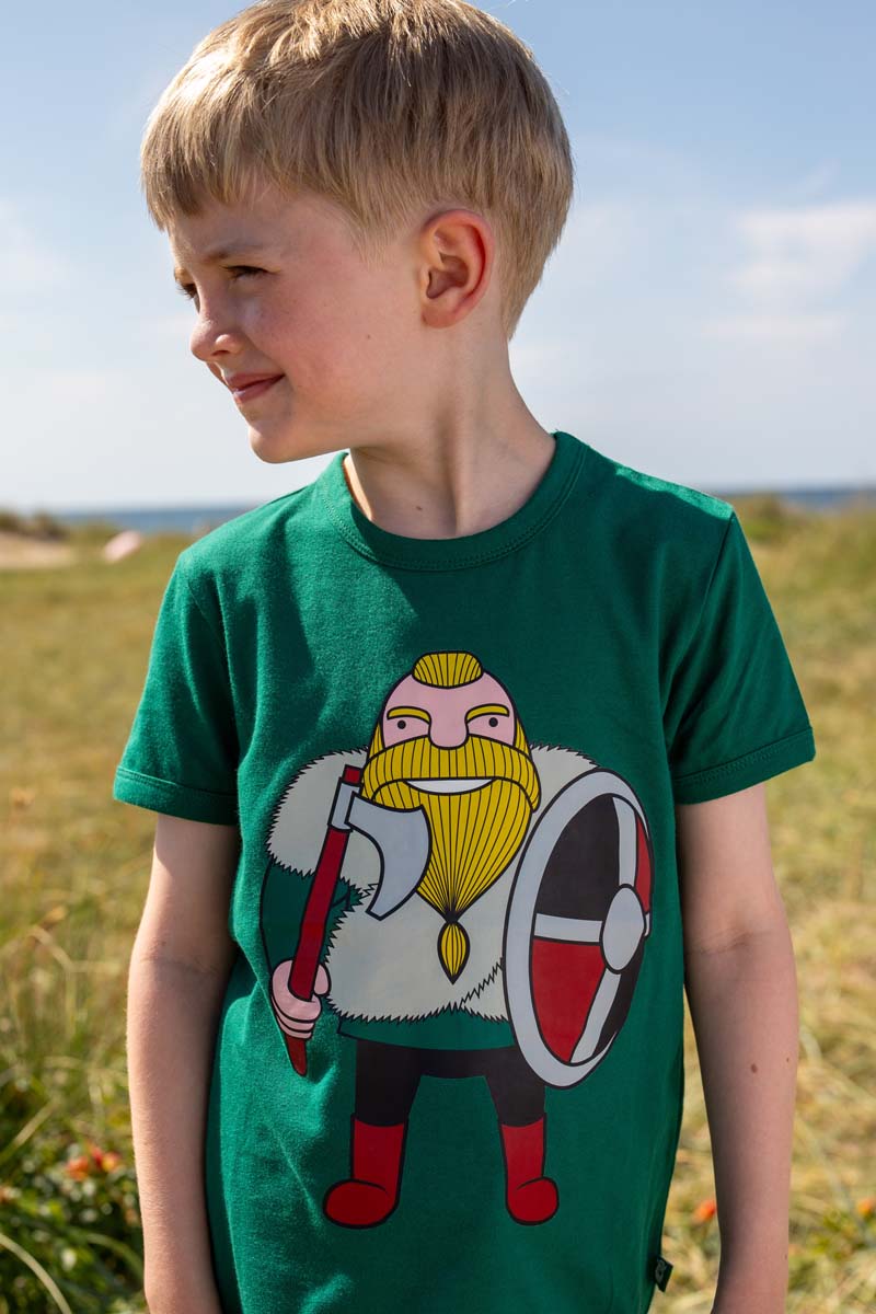 Børne T-shirt med viking