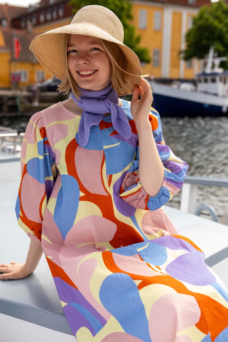 Daniris Searsucker Dress Pastel Yellow TROPS