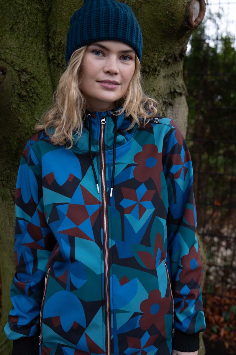 Danejane Softshell Black Merlot GEOFLEUR