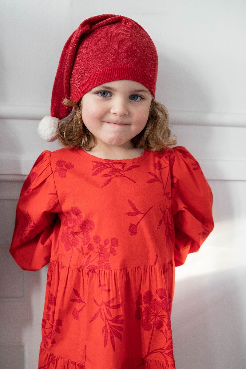 Danekonfekt Dress Xmas Red HEMLOCK