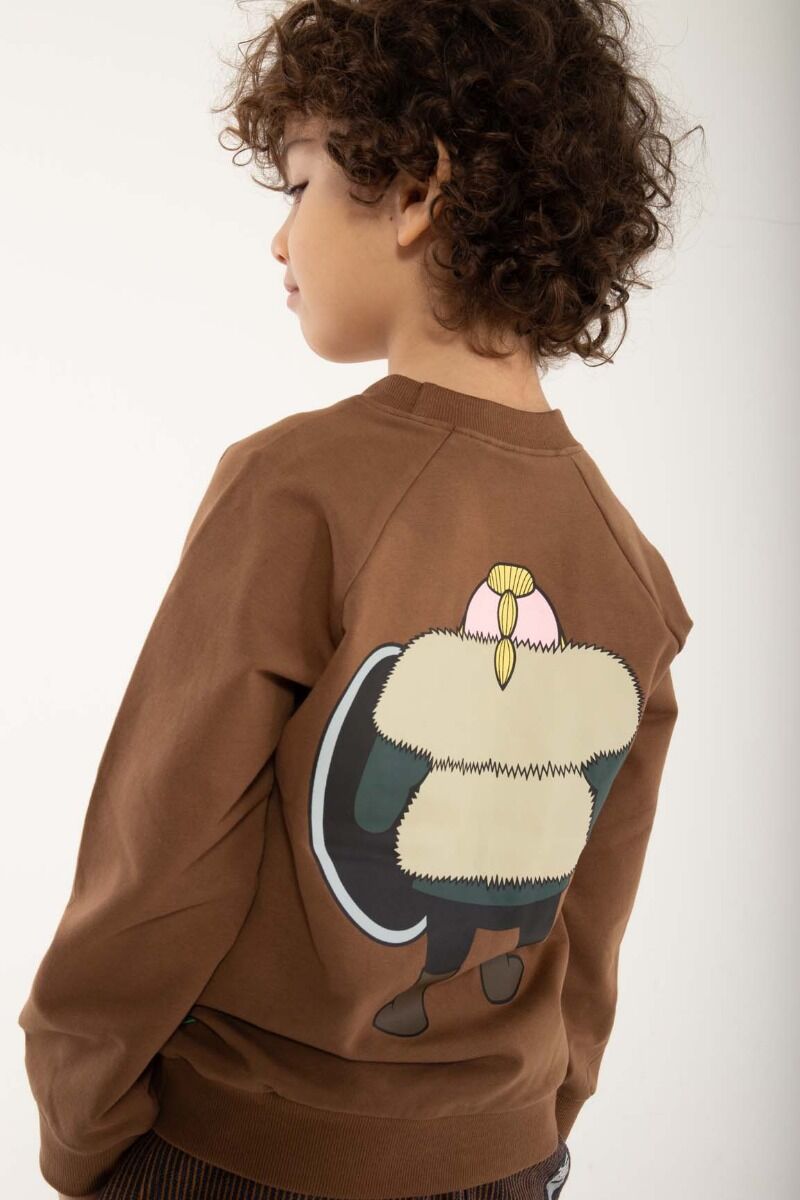 Sweater til børn med viking