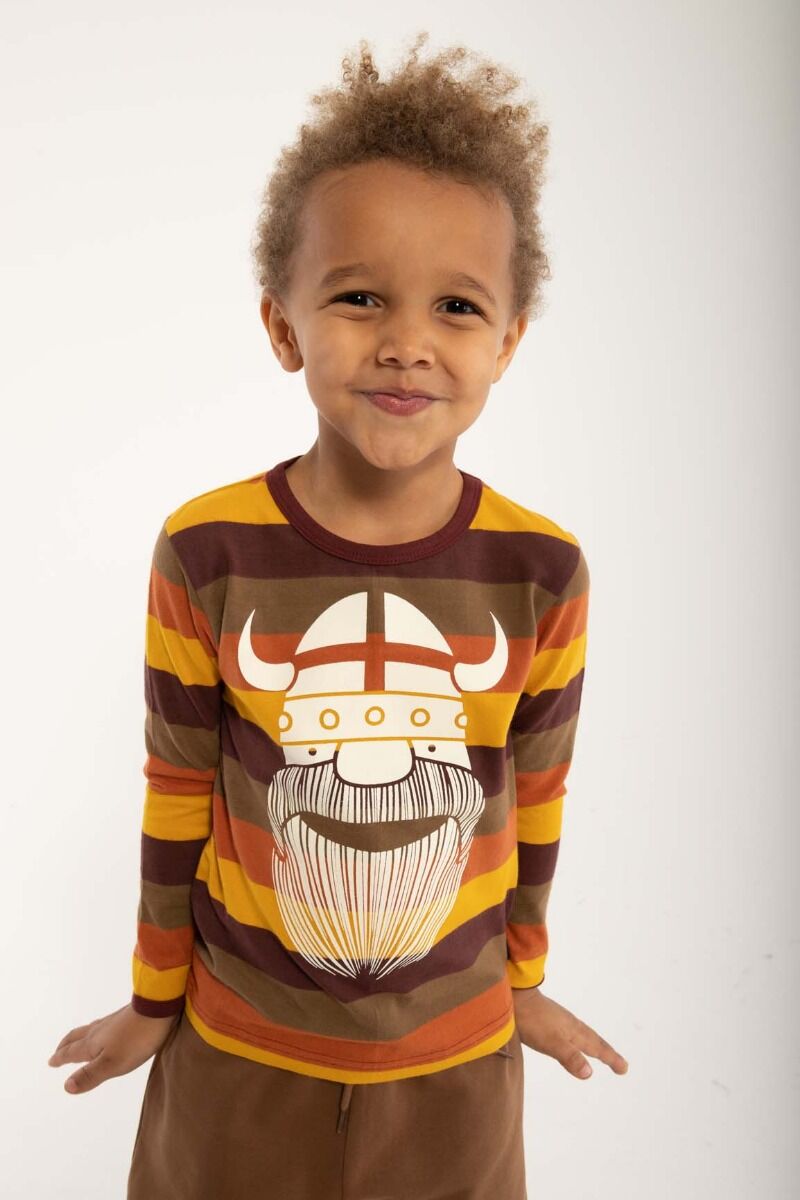 Bluse til børn med viking