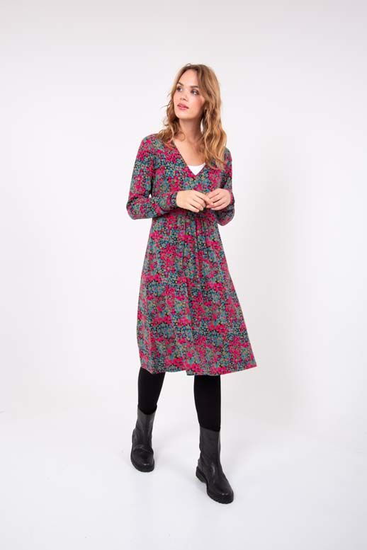 ORGANIC - Beth Dress Army Berrygood