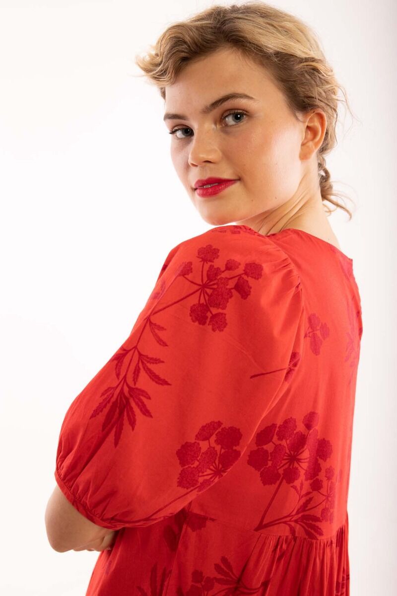Danejuli Dress Xmas red HEMLOCK