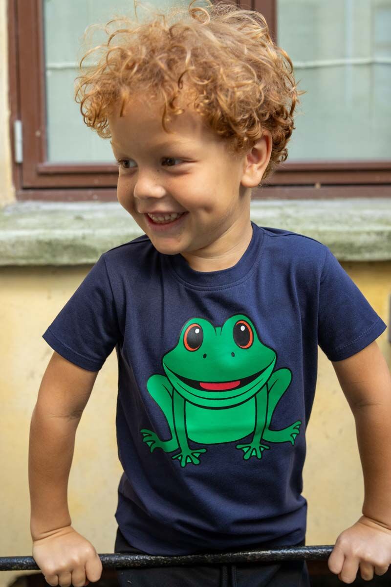 T-shirt til børn med frø