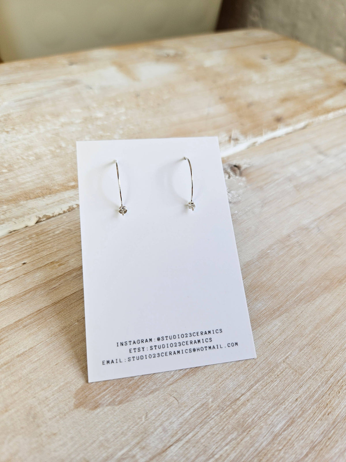 Semi-Circle Drop Earring Pair Ivy