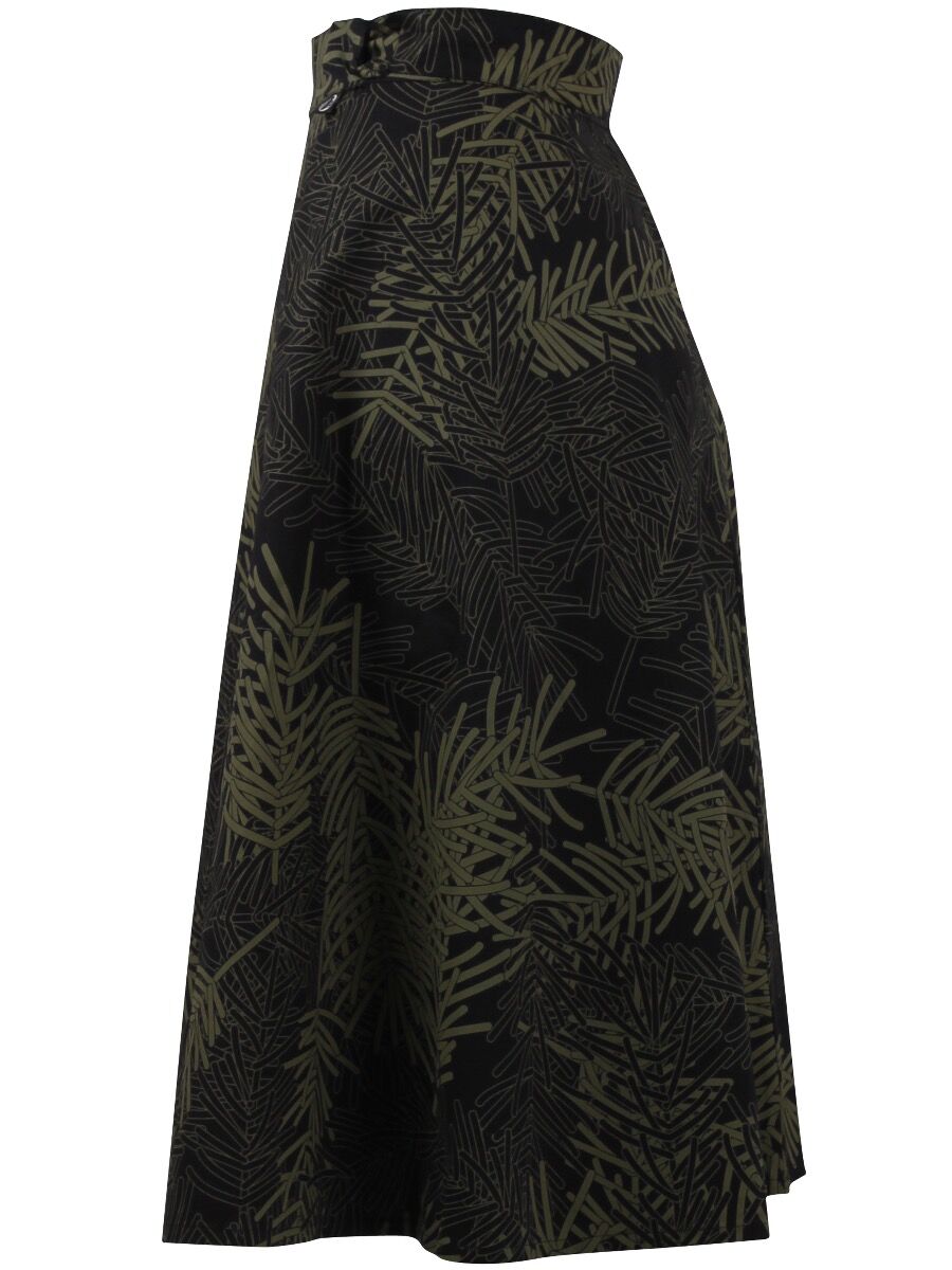 ORGANIC - Danemikkelsen Skirt Black/olive FINEPINE