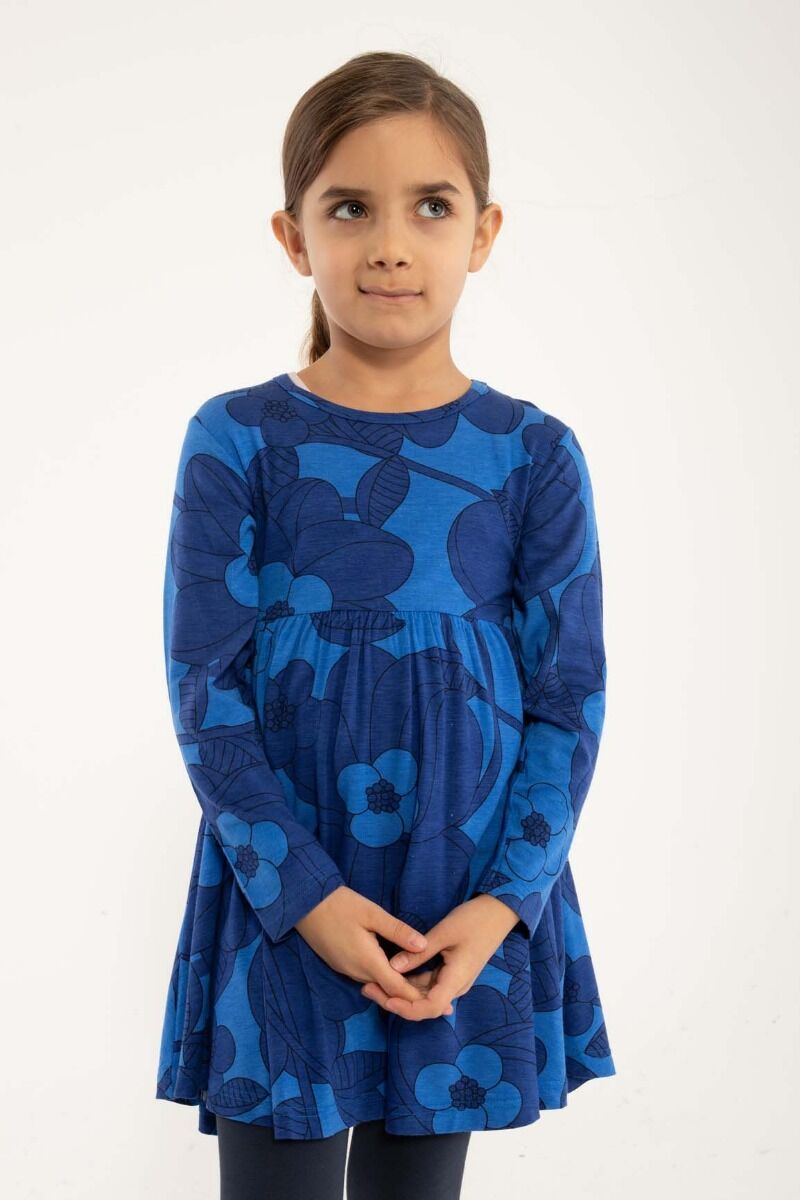 Danepopsicle Viscose Dress Blue/Royal Blue BLOOM BOOM