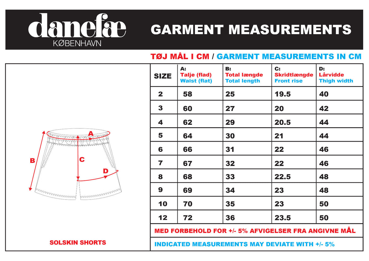 ORGANIC - Danesolskin Shorts Specturm