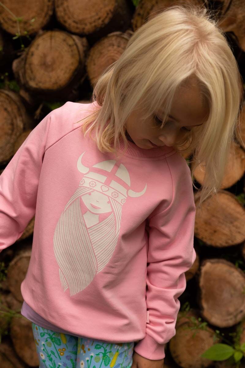 Sweater til børn med viking