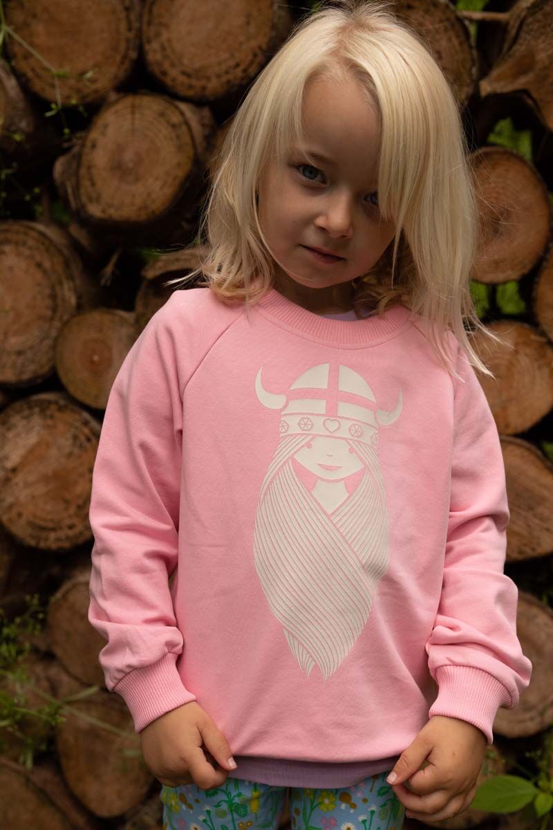 Sweater til børn med viking
