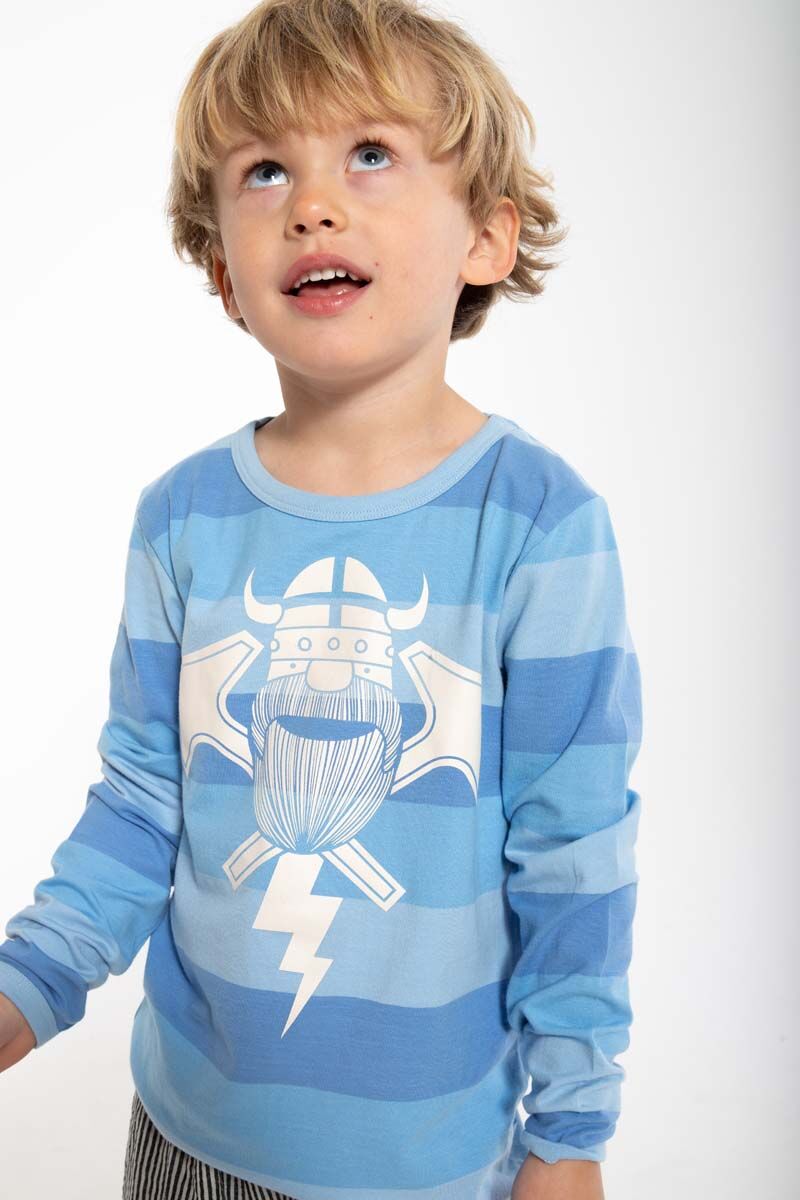 Bluse til børn med viking