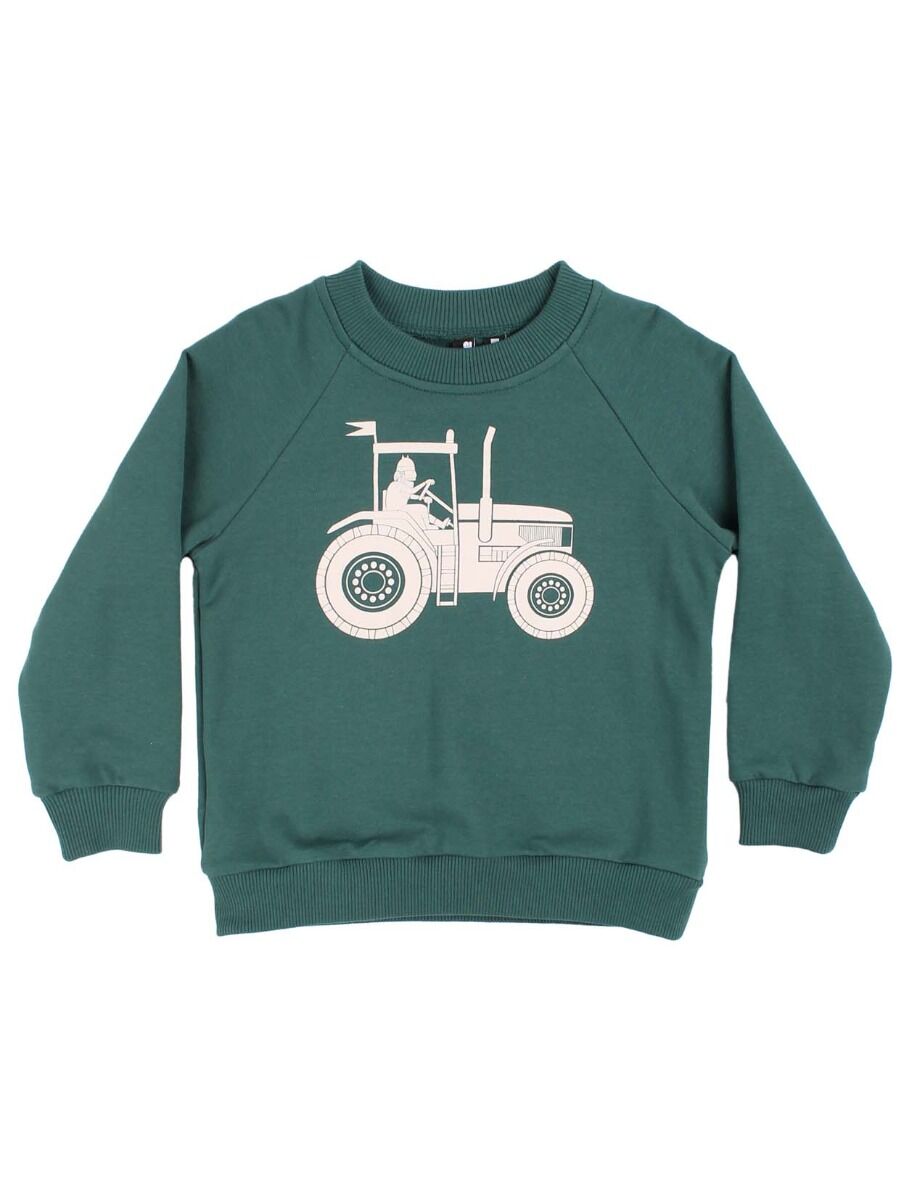 Sweater til børn med viking på traktor