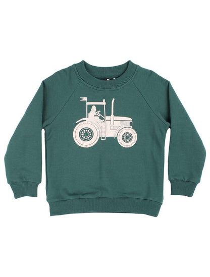 Sweater til børn med viking på traktor