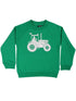Sweater til børn med viking på traktor 