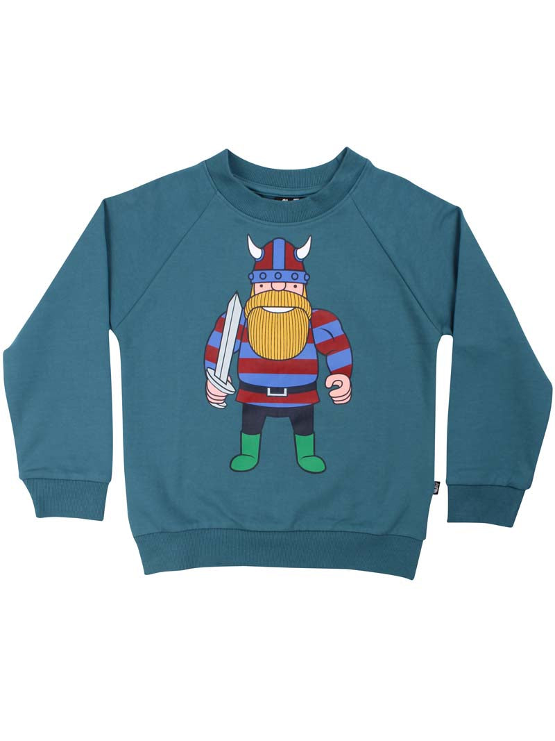 Sweater med viking. 