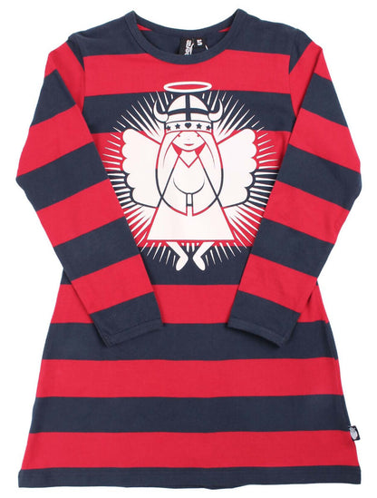 Danenanna Dress Dk Red/Dk Navy ANGEL FREJA