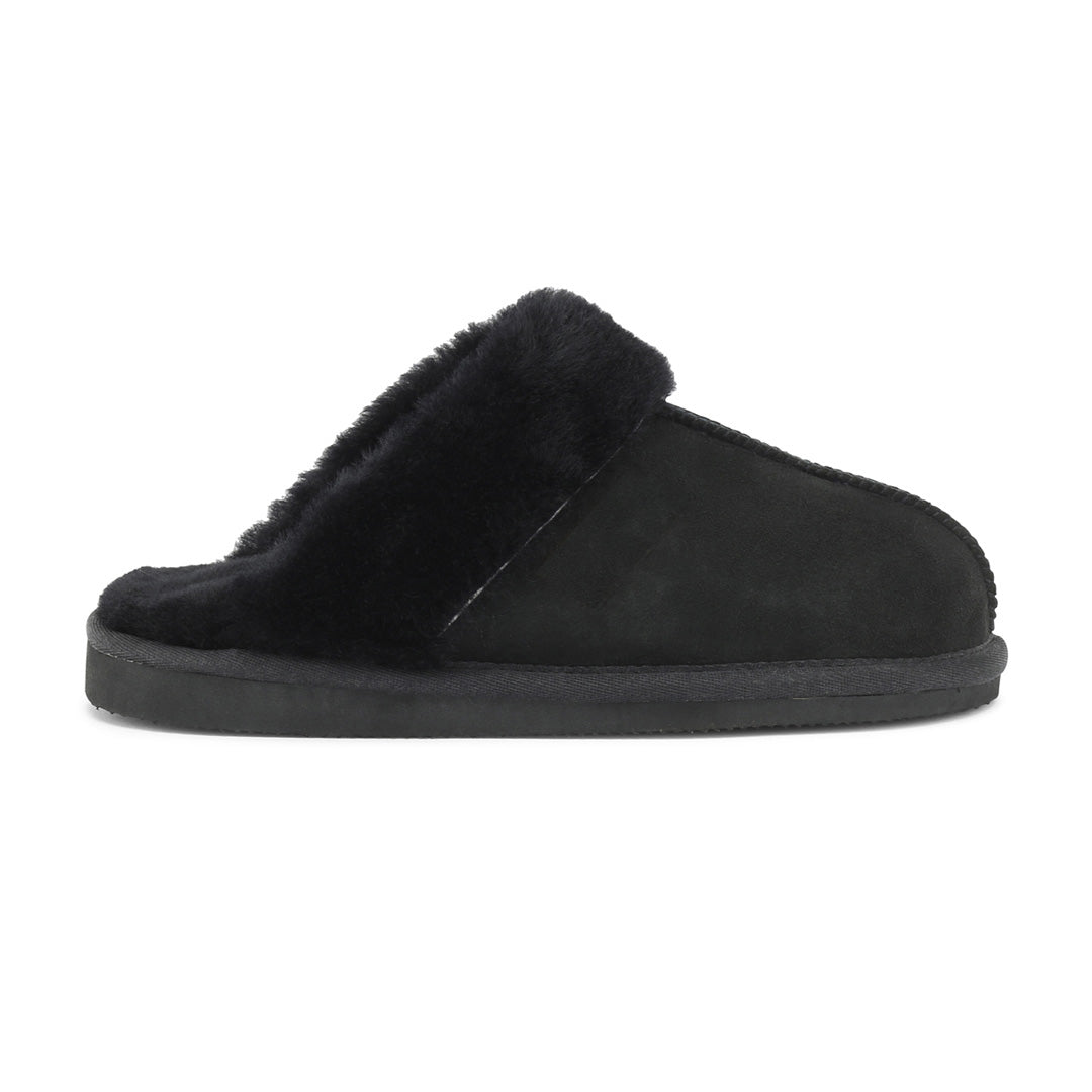 Woollies Slip On Hjemmesko Black