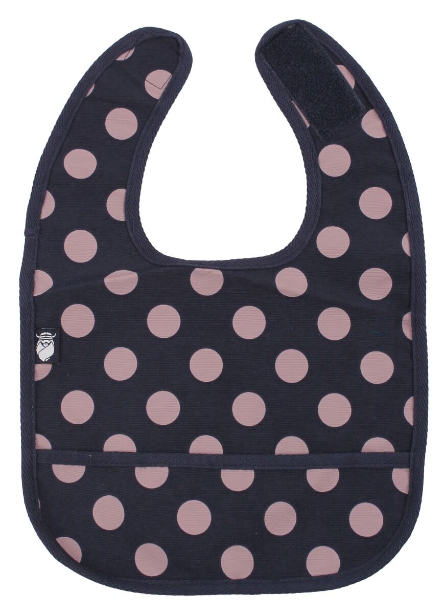 Danechef Bib Dark Night/Dry Rose DOTS