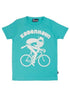 T-shirt til børn med viking på cykel 
