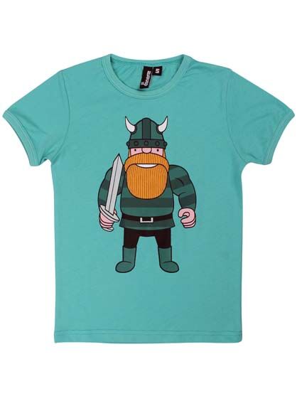 T-shirt til børn med viking