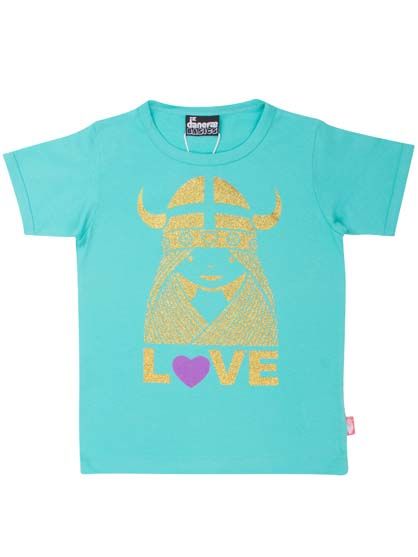 T-shirt til børn med viking
