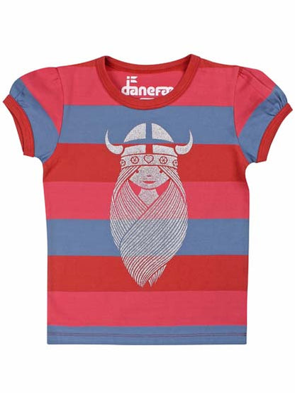 T-shirt til børn med viking
