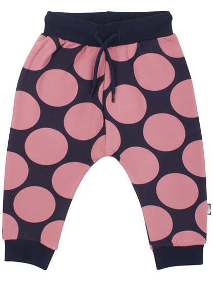 Danesilver pants Navy/Vintage Rose BIG DOT