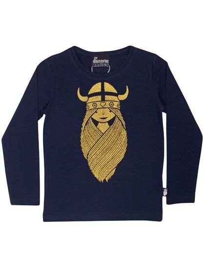 Bluse til børn med viking 

