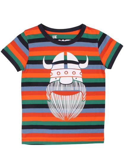 T-shirt til børn med viking
