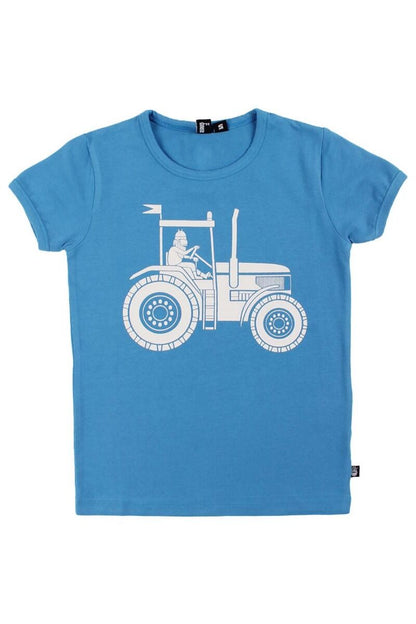 T-shirt til børn med viking  på traktor 