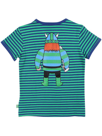 T-shirt til børn med viking  