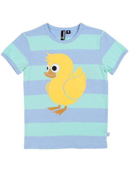 T-shirt til børn med and 