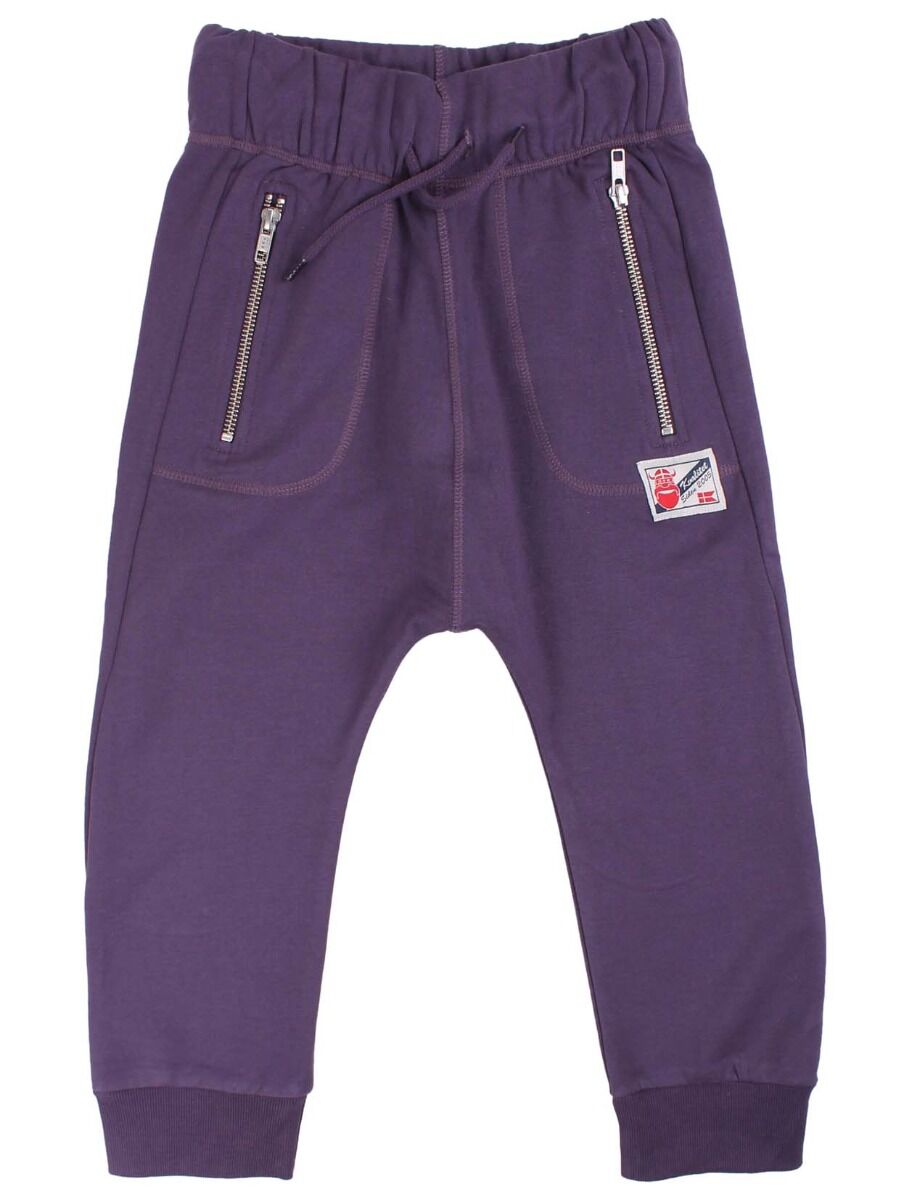 Jogging bukser til børn i lilla 
