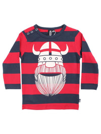 Danejohannes Tee Dk Red/Dk Navy ERIK